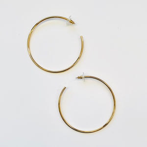 XL Gold Dipped Hoops